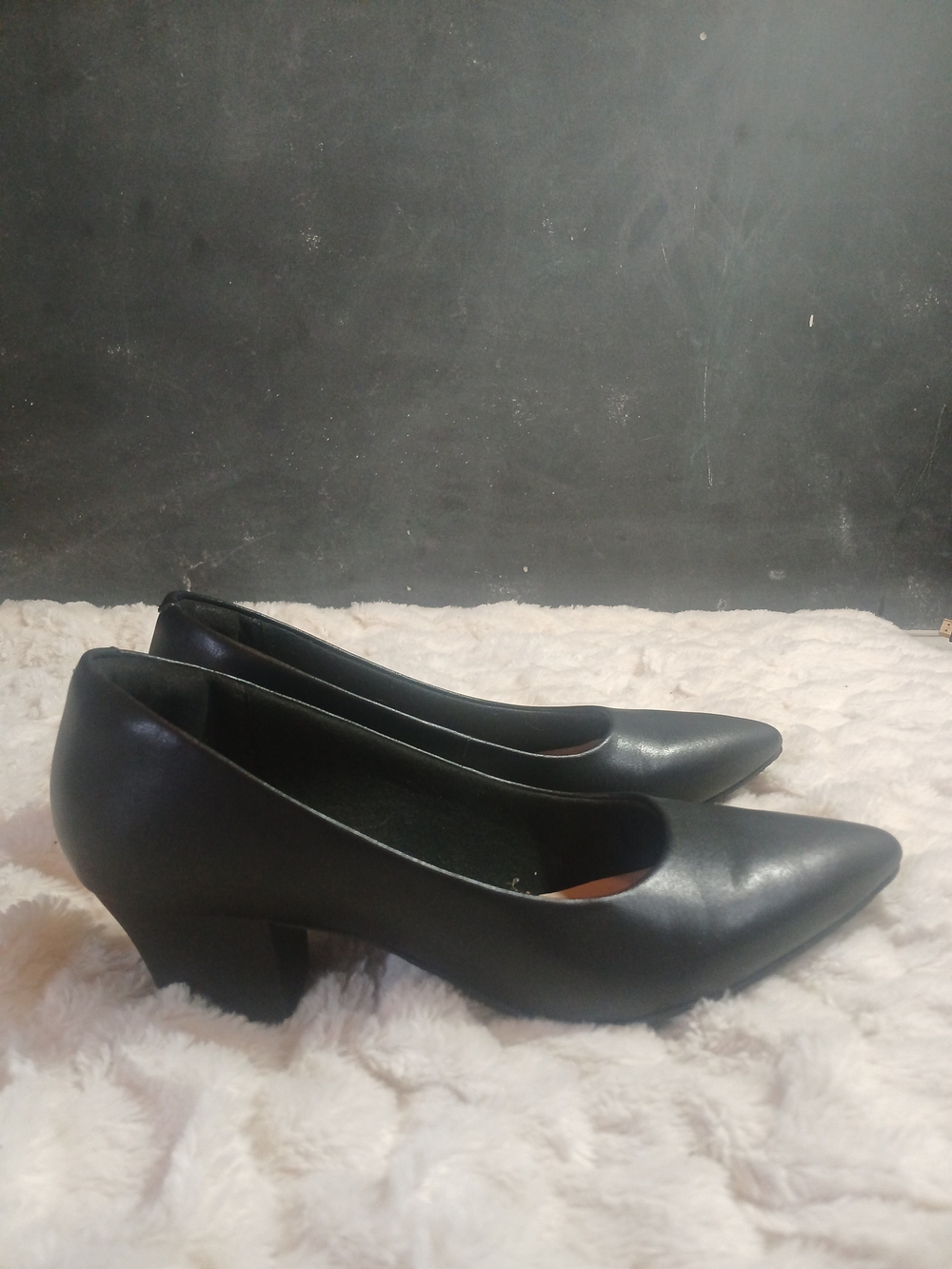 Clarks Collection Teresa Step Black Leather Dress Pumps A515548 Size 8 M - Picture 3 of 9